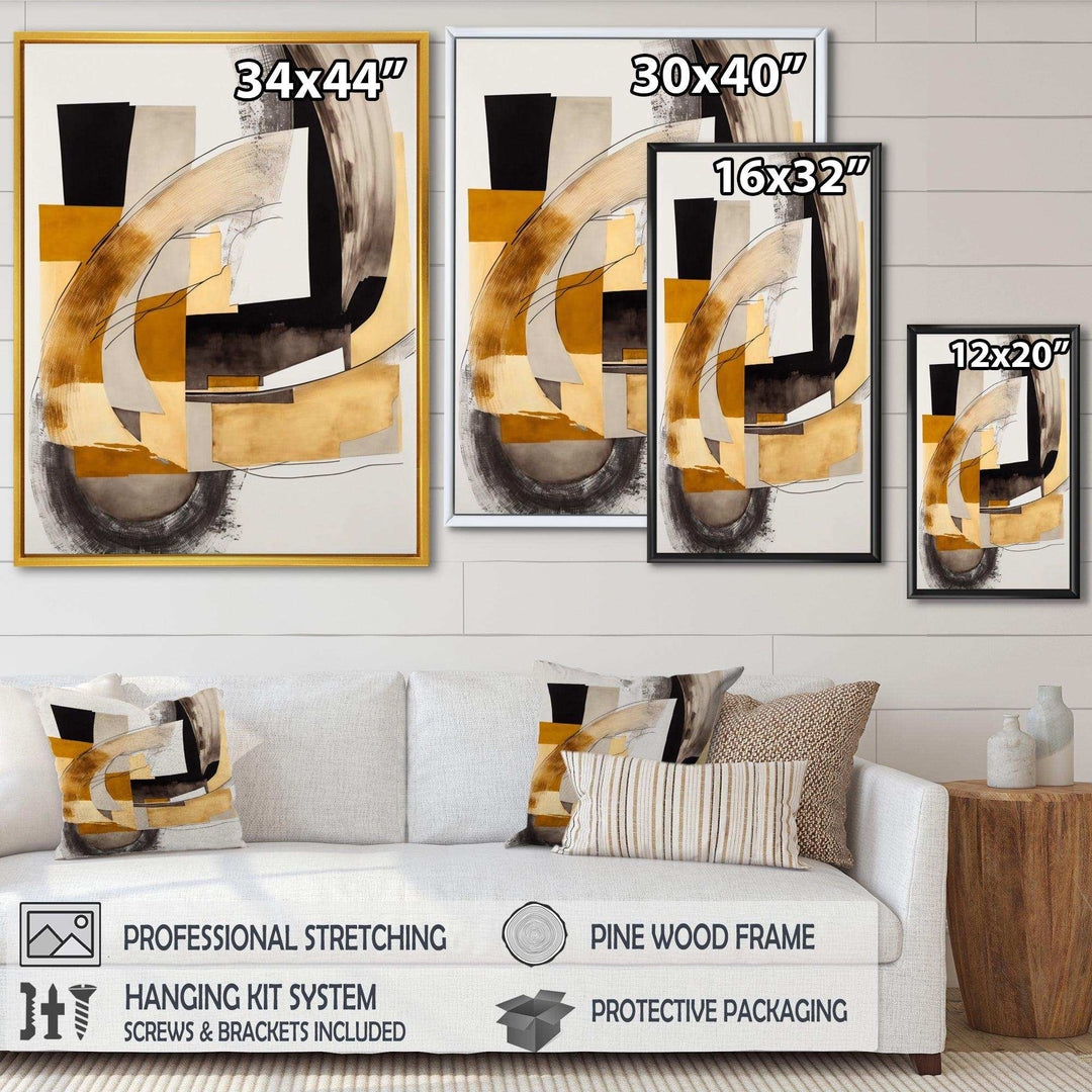 Glam Art Deco Abstract IV - Modern Bedroom Wall Art