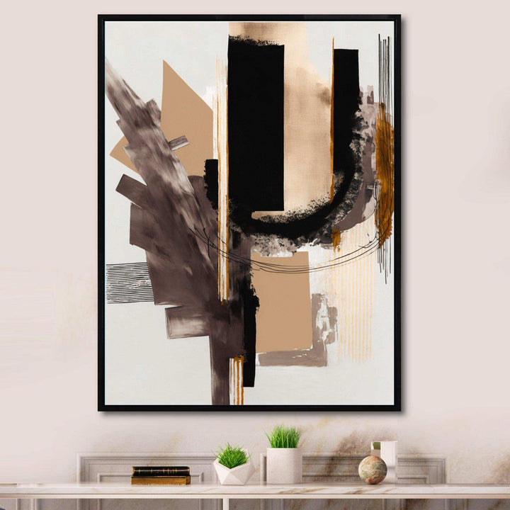 Warm Watercolor Abstract I - Modern Wall Art Prints
