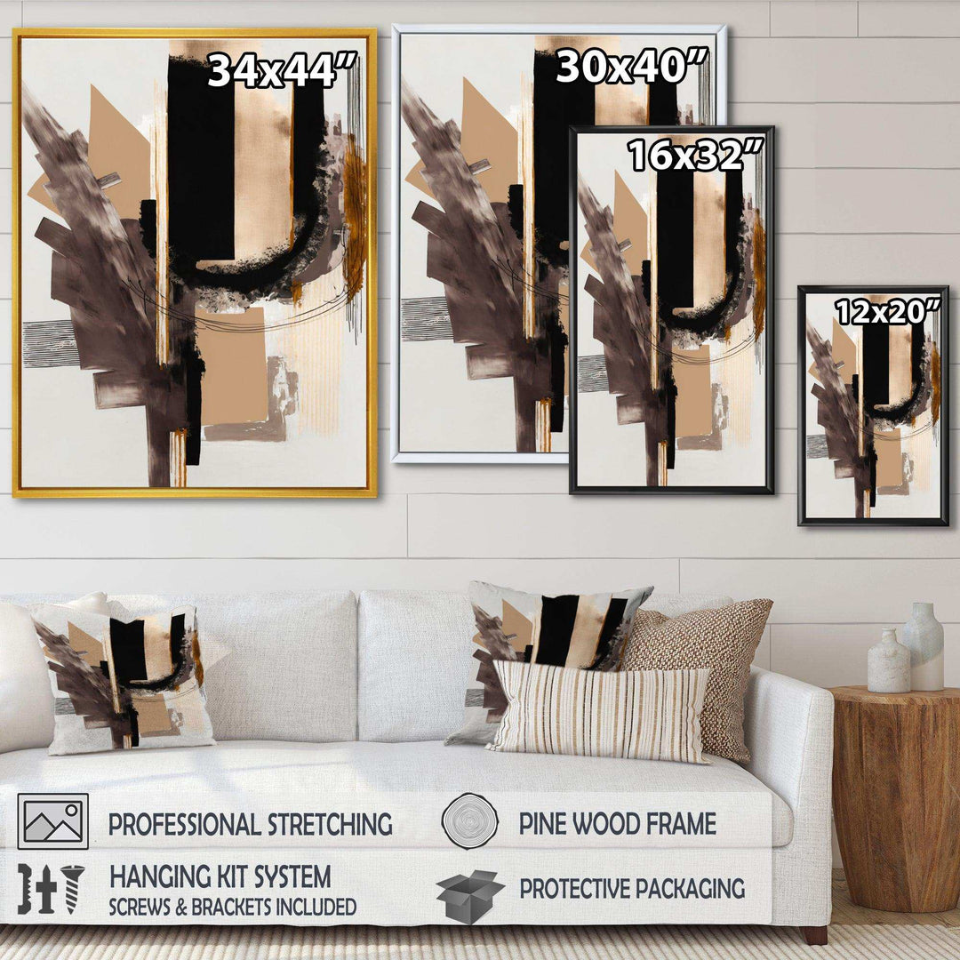 Warm Watercolor Abstract I - Modern Wall Art Prints