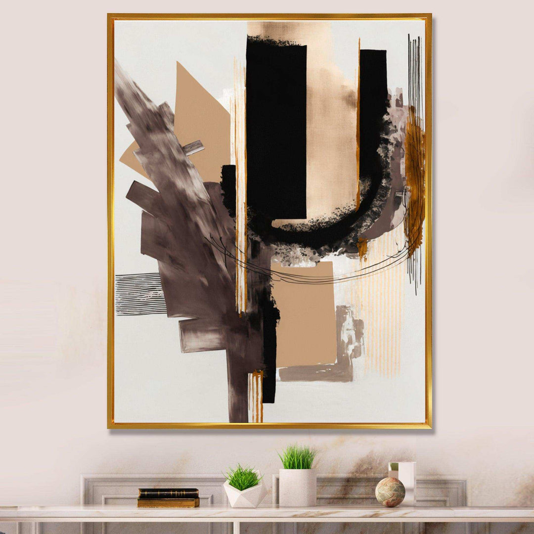 Warm Watercolor Abstract I - Modern Wall Art Prints