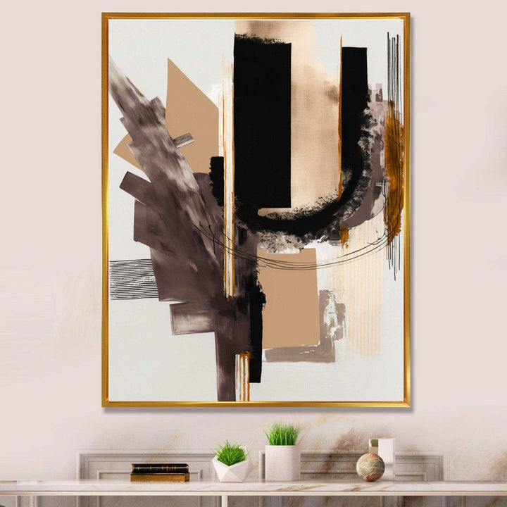 Warm Watercolor Abstract I - Modern Wall Art Prints
