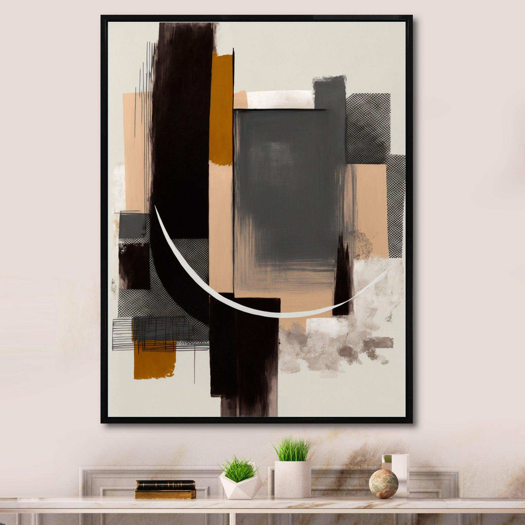 Warm Watercolor Abstract II - Modern Canvas Wall Art