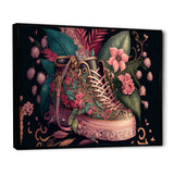 Floral Pink Sneakers Art I