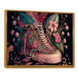 Floral Pink Sneakers Art I