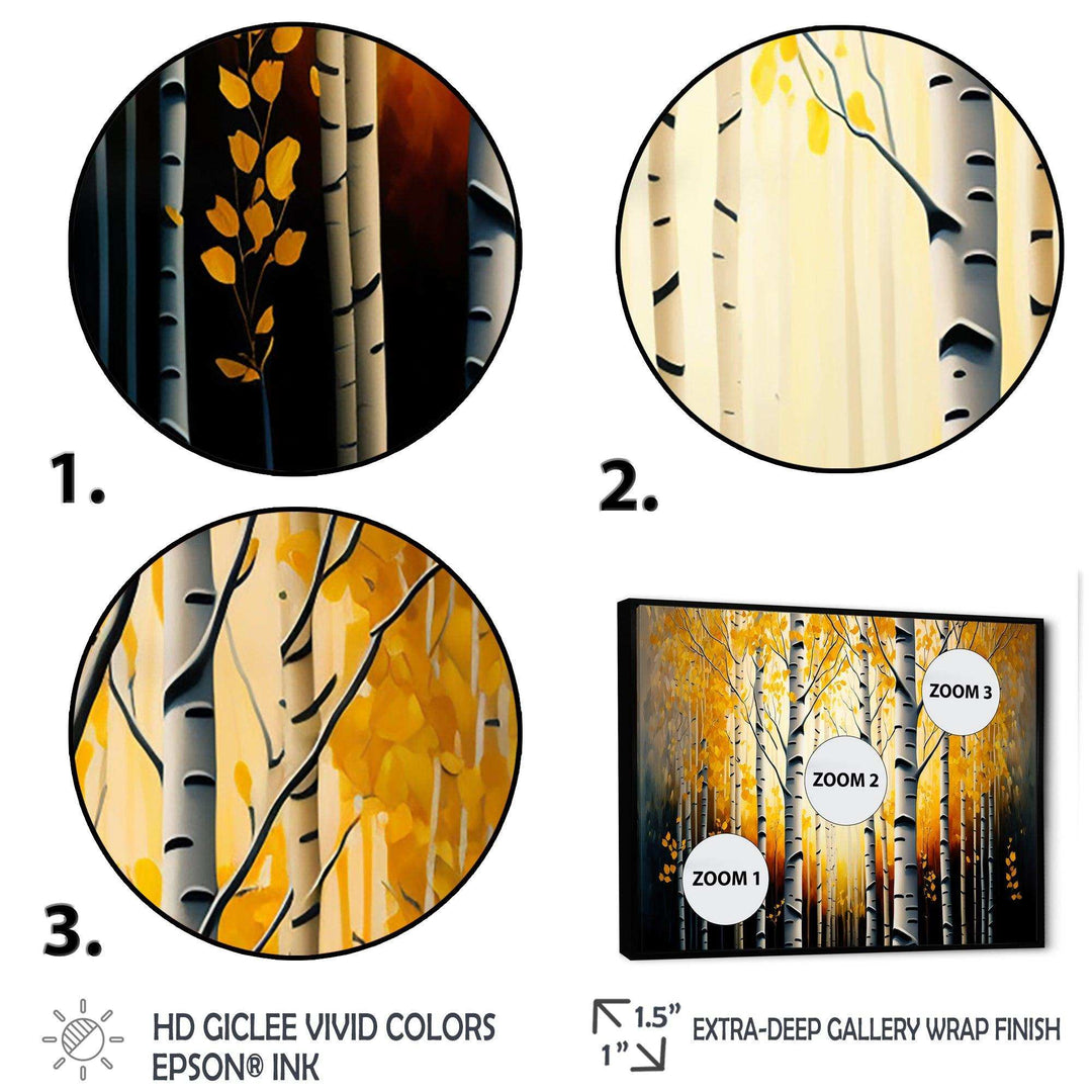 Into A Golden Birch Forest II