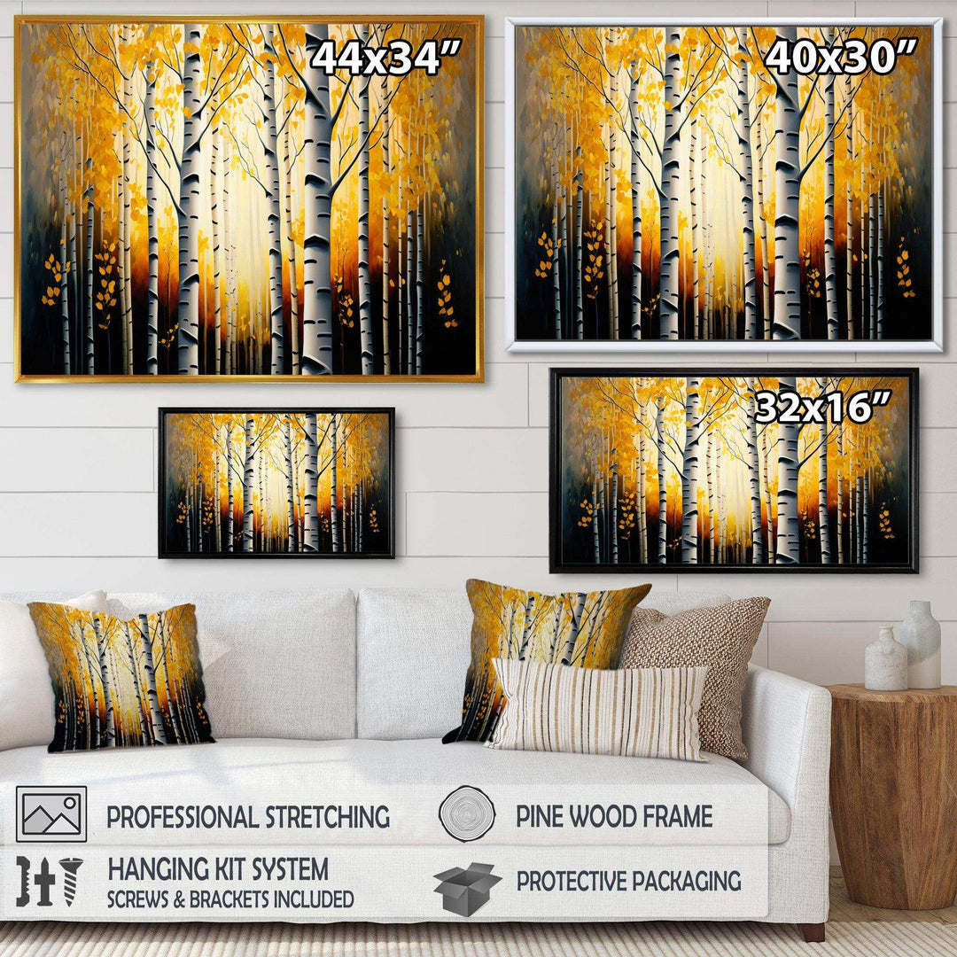 Into A Golden Birch Forest II