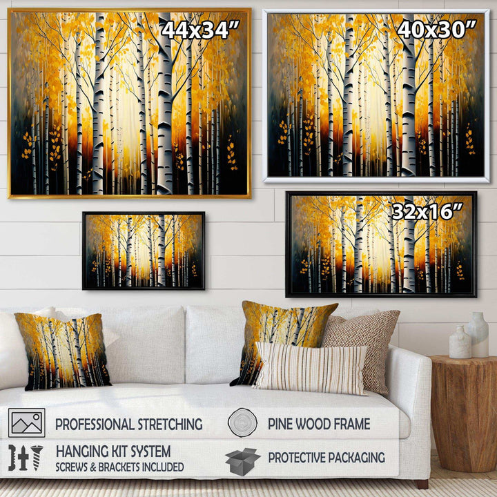 Into A Golden Birch Forest II