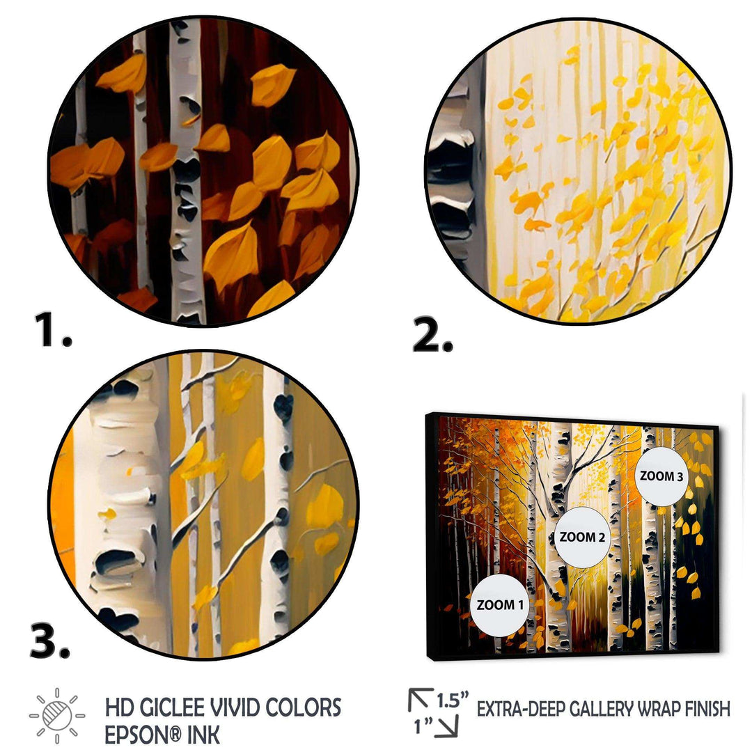 Into A Golden Birch Forest III