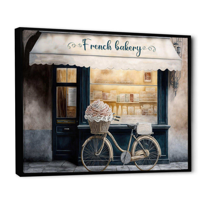 Bicycle In Front A French Bakery IV