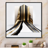 Black And Gold Cubic Expression V