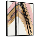 Minimalism Pink And Gold Cubic Fusion V