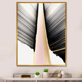 Minimalism Pink And Gold Cubic Fusion VIII