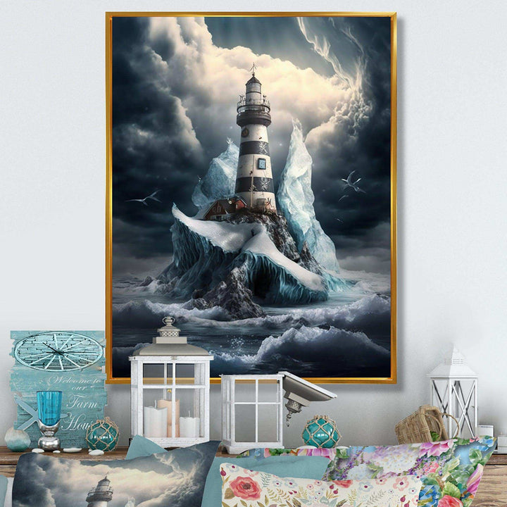 Fantasy Lighthouse In The Arctic Ocean V