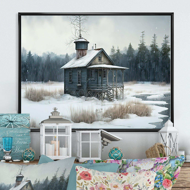 Fishing House By The Lake II