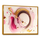 Pink Watercolor Circular Abstract III