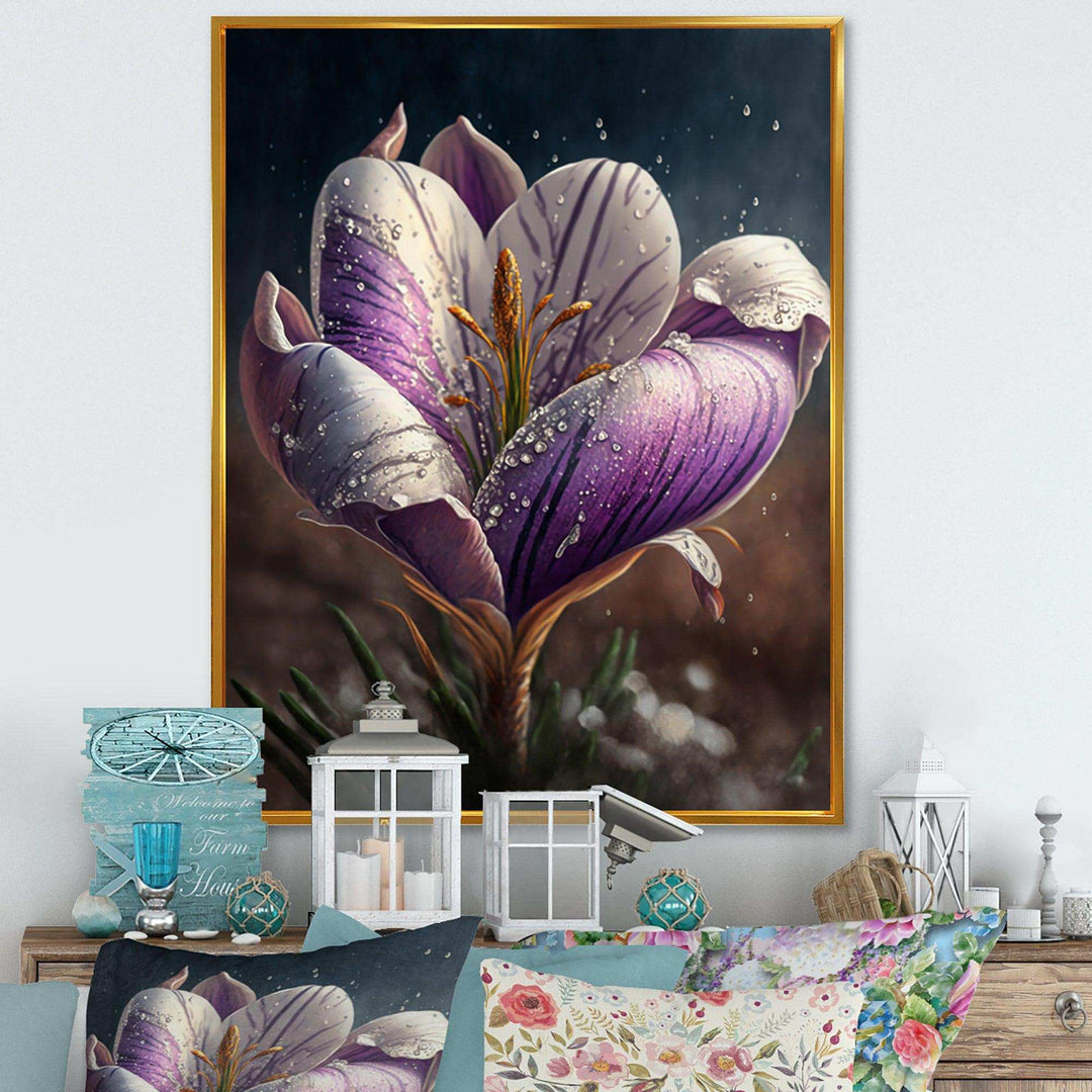 Blooming Crocus I