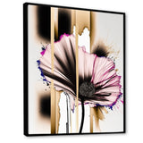 Pink Gerbera Flower On Abstract Fusion II