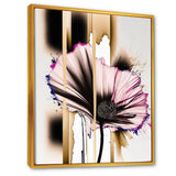 Pink Gerbera Flower On Abstract Fusion II