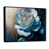 Vibrant Blue Camellia Flower II