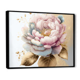 Pink And Gold Camellia Flower I