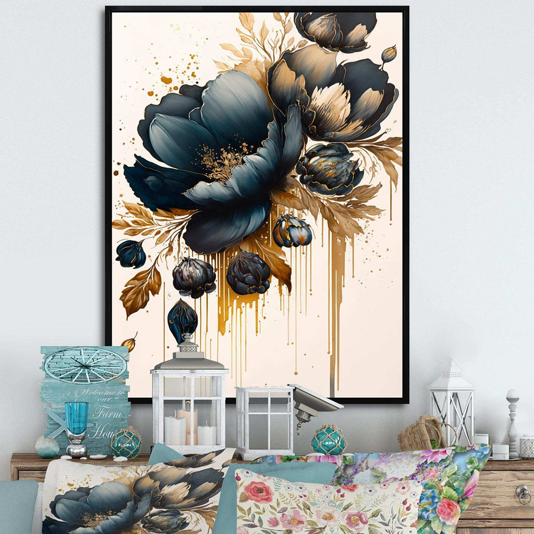 Blue And Gold Crocus Bunch V