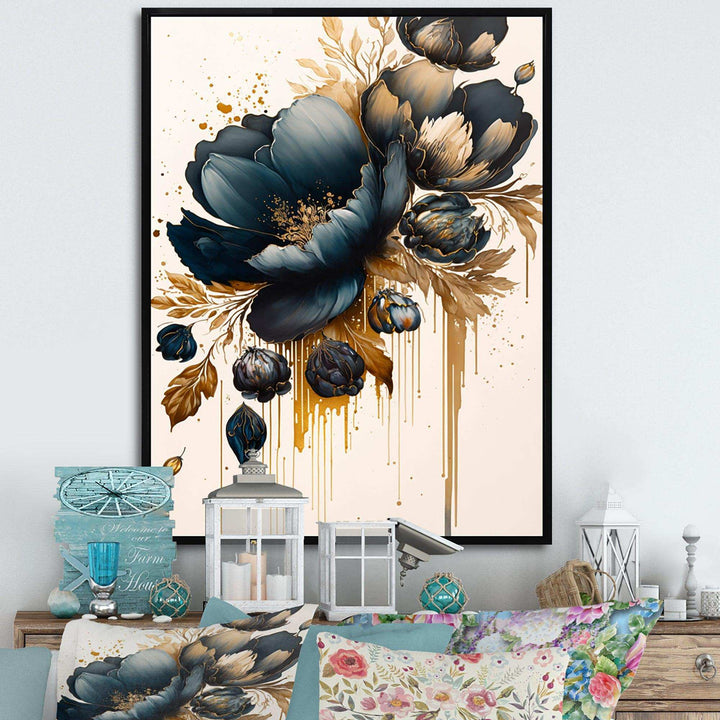 Blue And Gold Crocus Bunch V