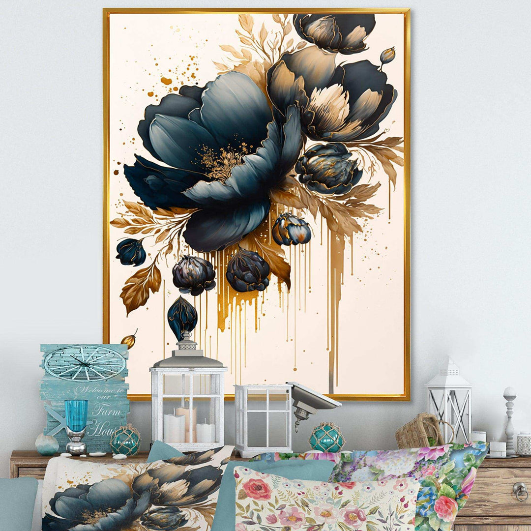 Blue And Gold Crocus Bunch V