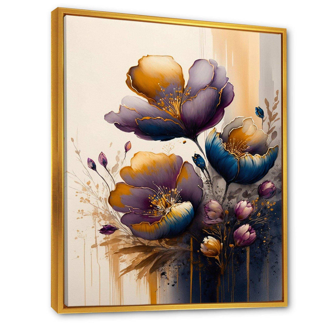 Red Blooming Crocus Flowers II