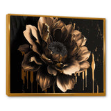 Black And Gold Dahlia