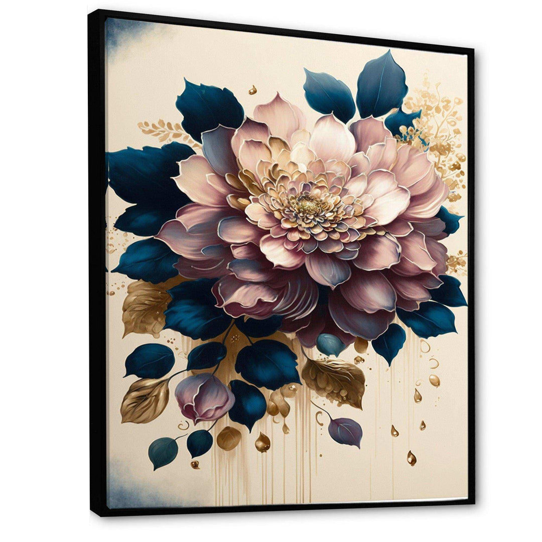 Deep Pink Dahlia Floral Design I