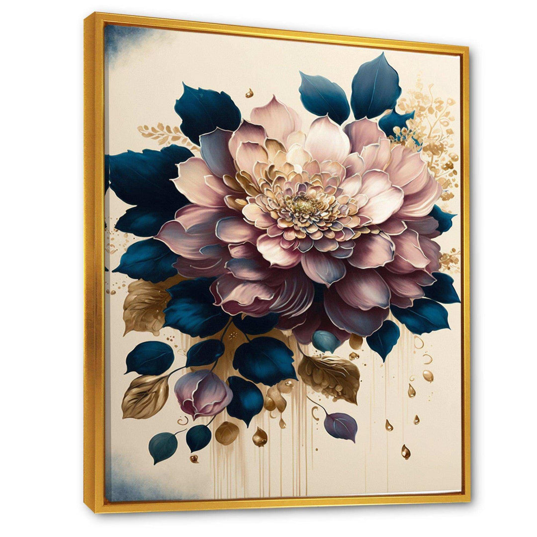Deep Pink Dahlia Floral Design I