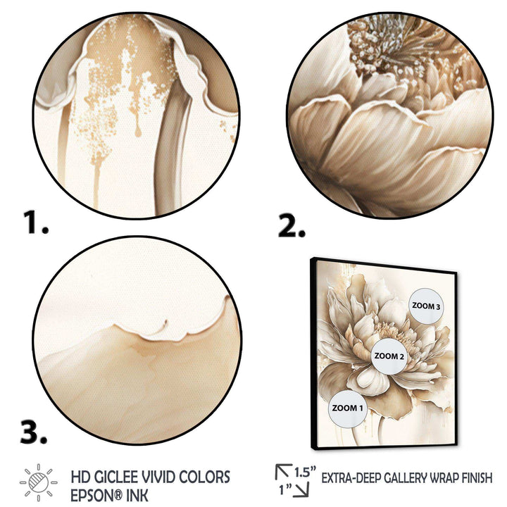 Indigold Beige Flower III