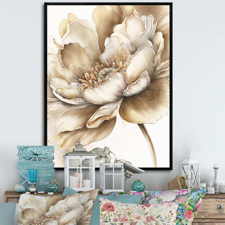 Indigold Beige Flower IV