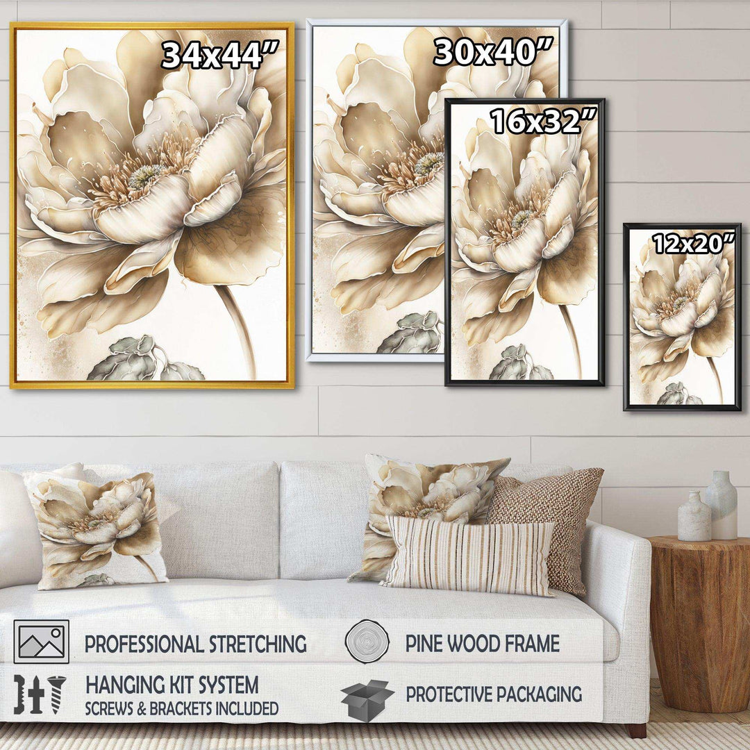 Indigold Beige Flower IV