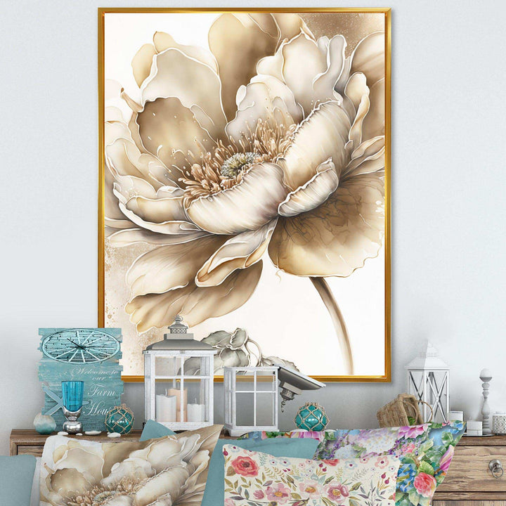 Indigold Beige Flower IV