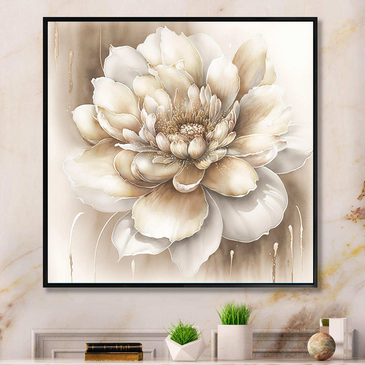 Single Beige Flower II