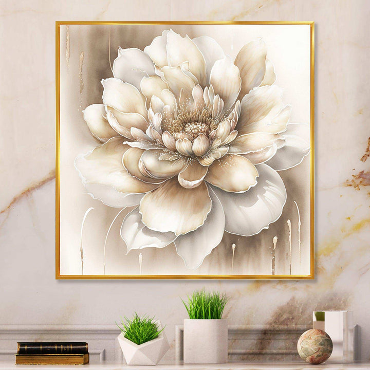 Single Beige Flower II