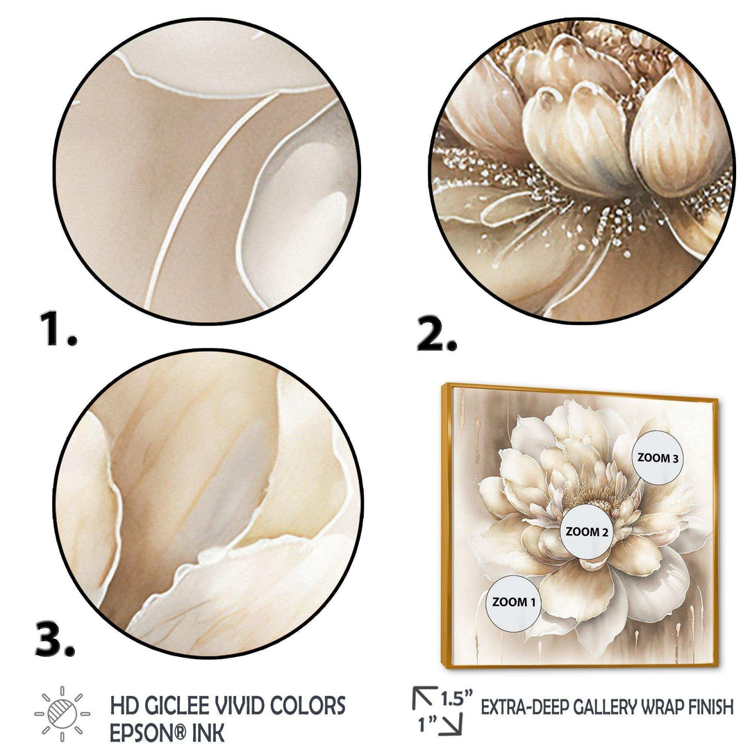Single Beige Flower II