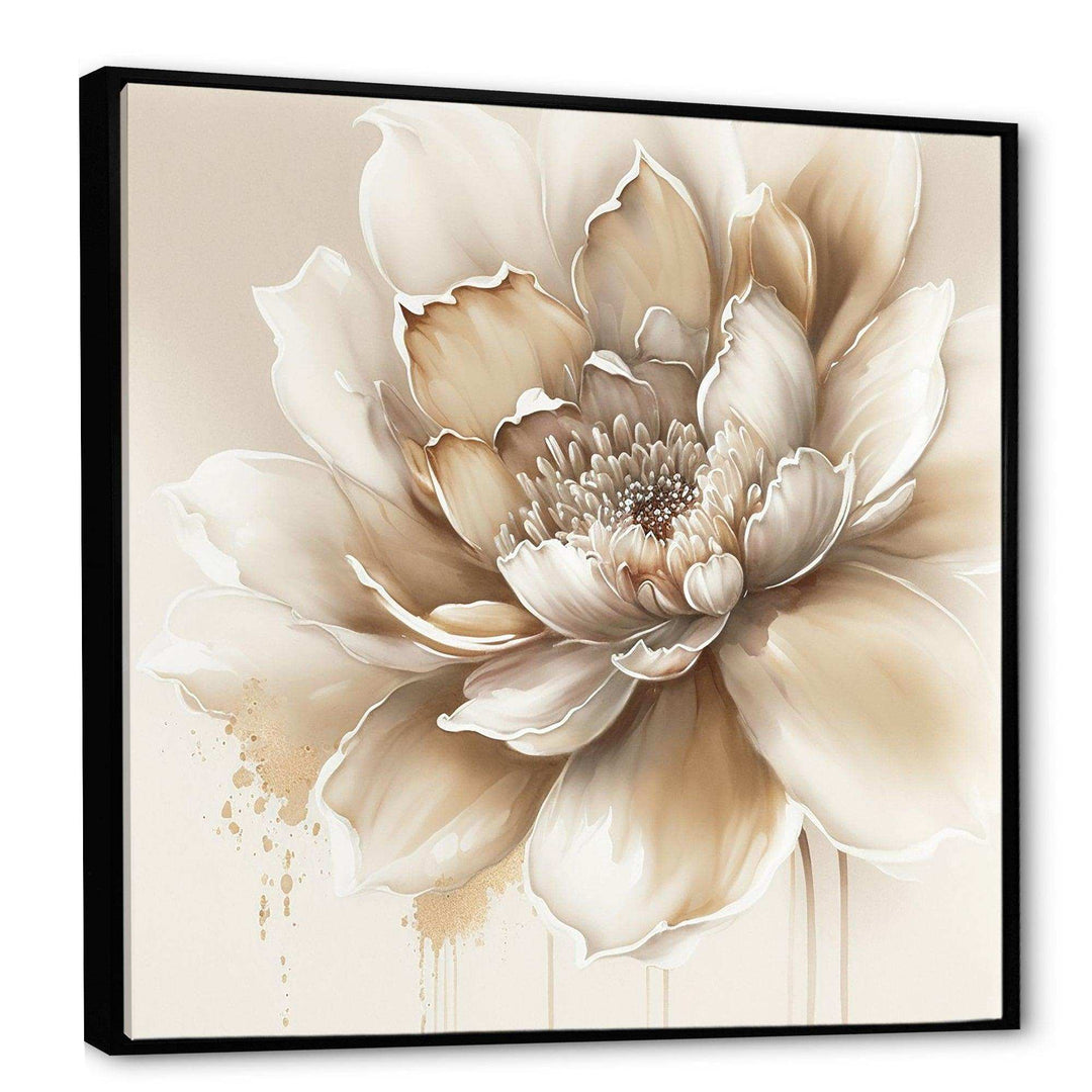 Blooming Beige Floral Design III