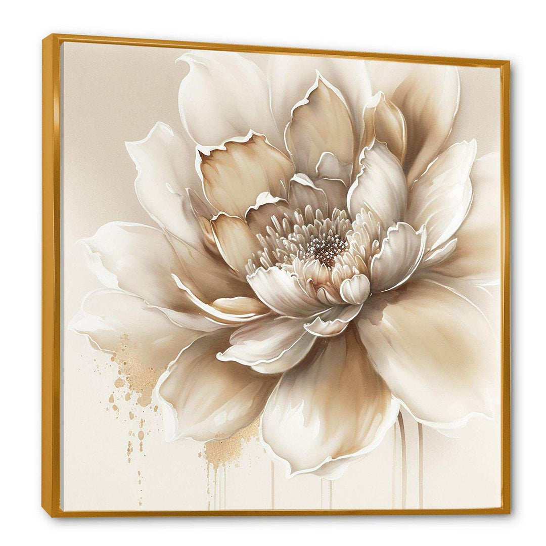 Blooming Beige Floral Design III