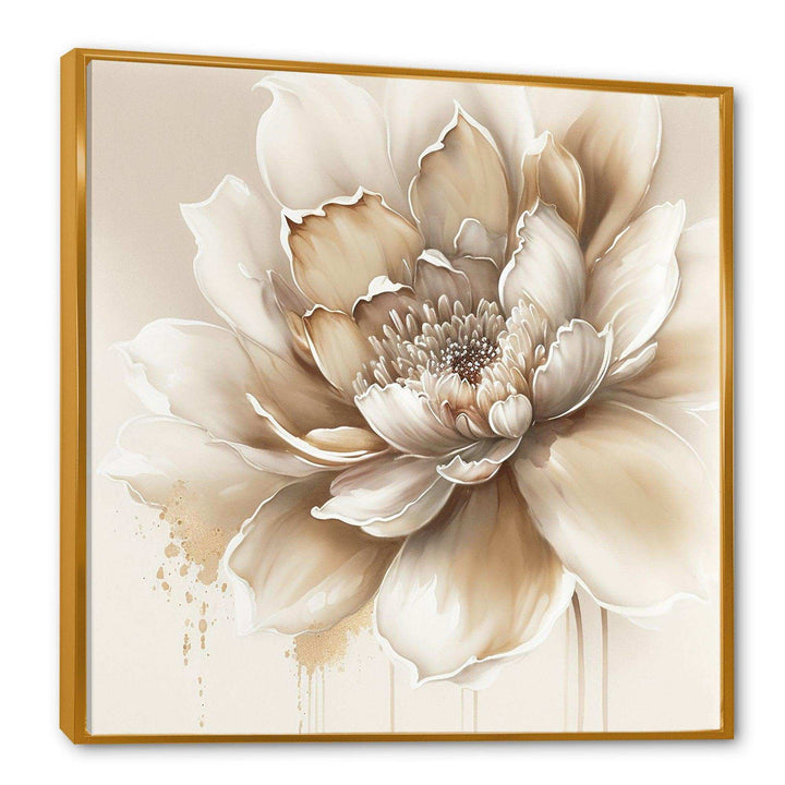Blooming Beige Floral Design III