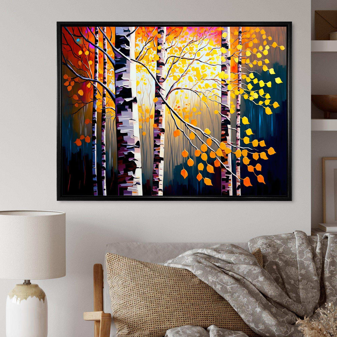 Autumn Birch Trees Forest I