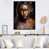 Black And Gold Tiger Woman II