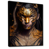 Black And Gold Tiger Woman II