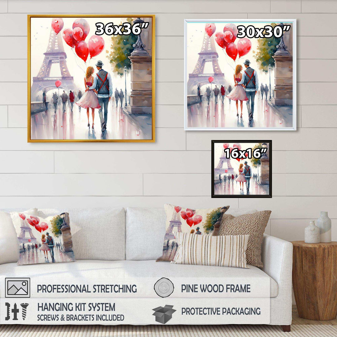 Couples In Love In Paris III
