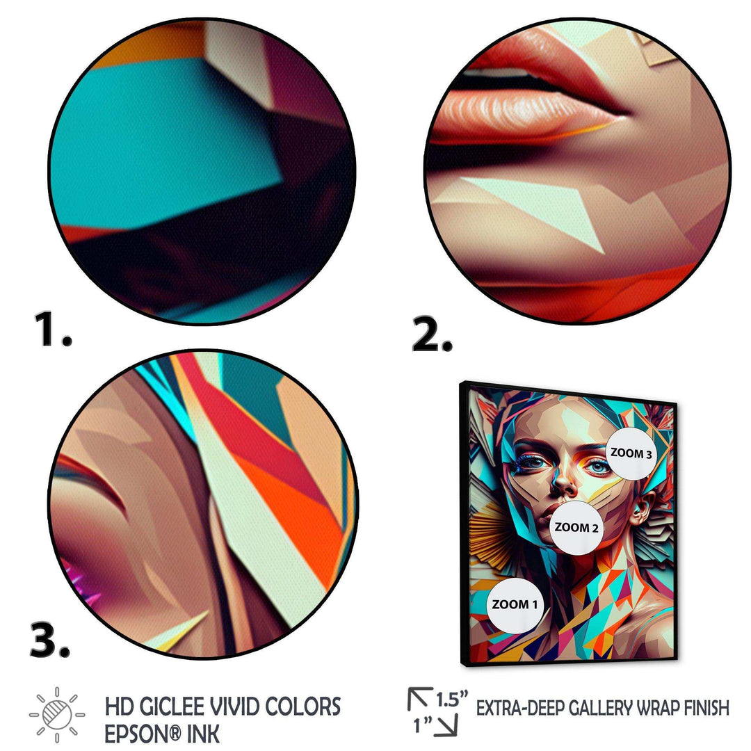 Cubic Woman Portrait I