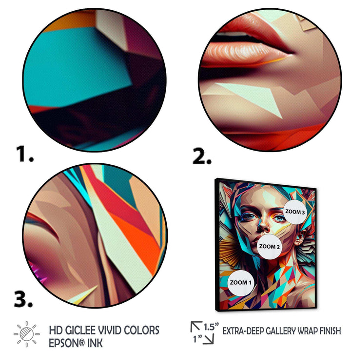Cubic Woman Portrait I