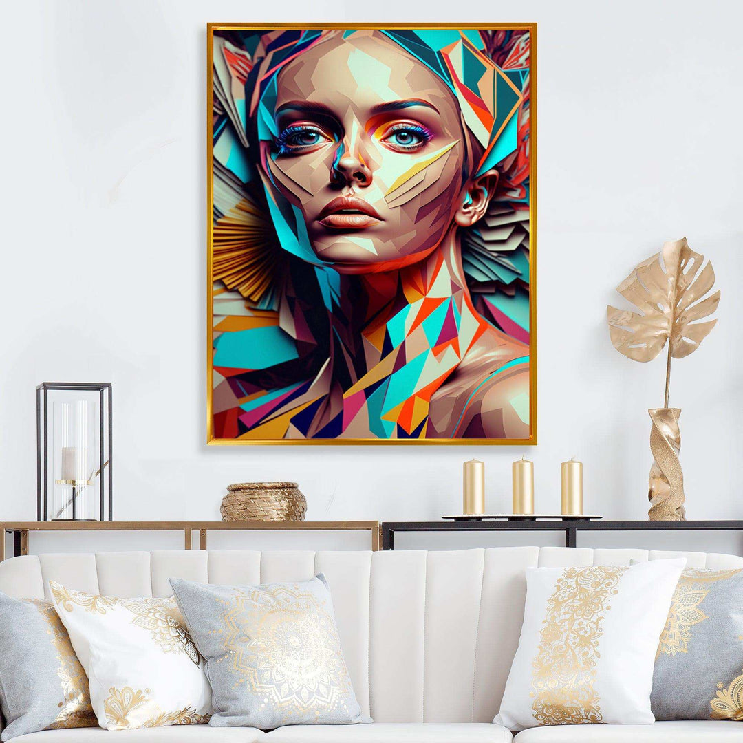 Cubic Woman Portrait I