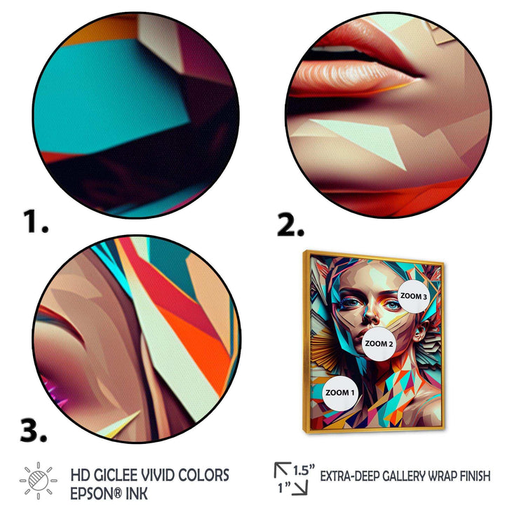 Cubic Woman Portrait I