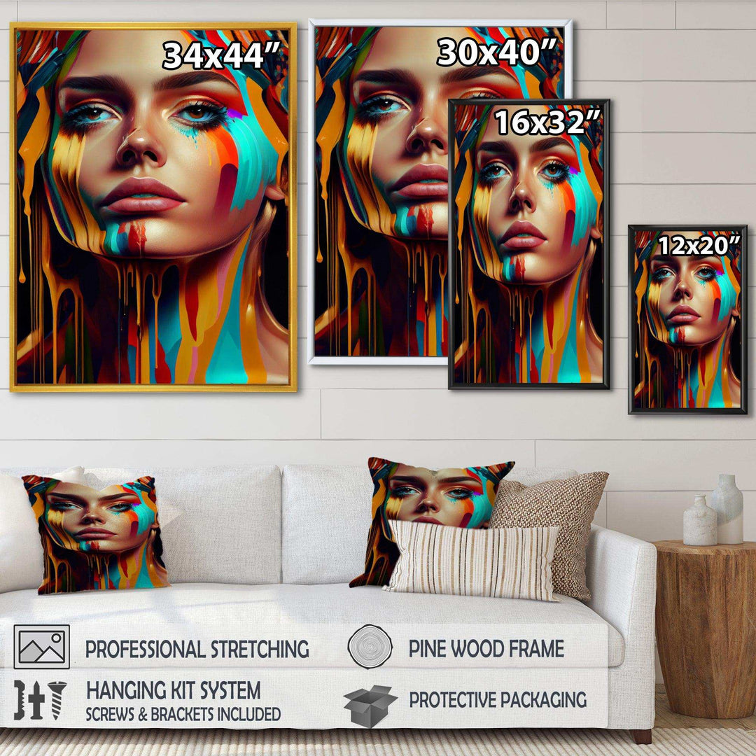 Vibrant Creative Woman Portrait V
